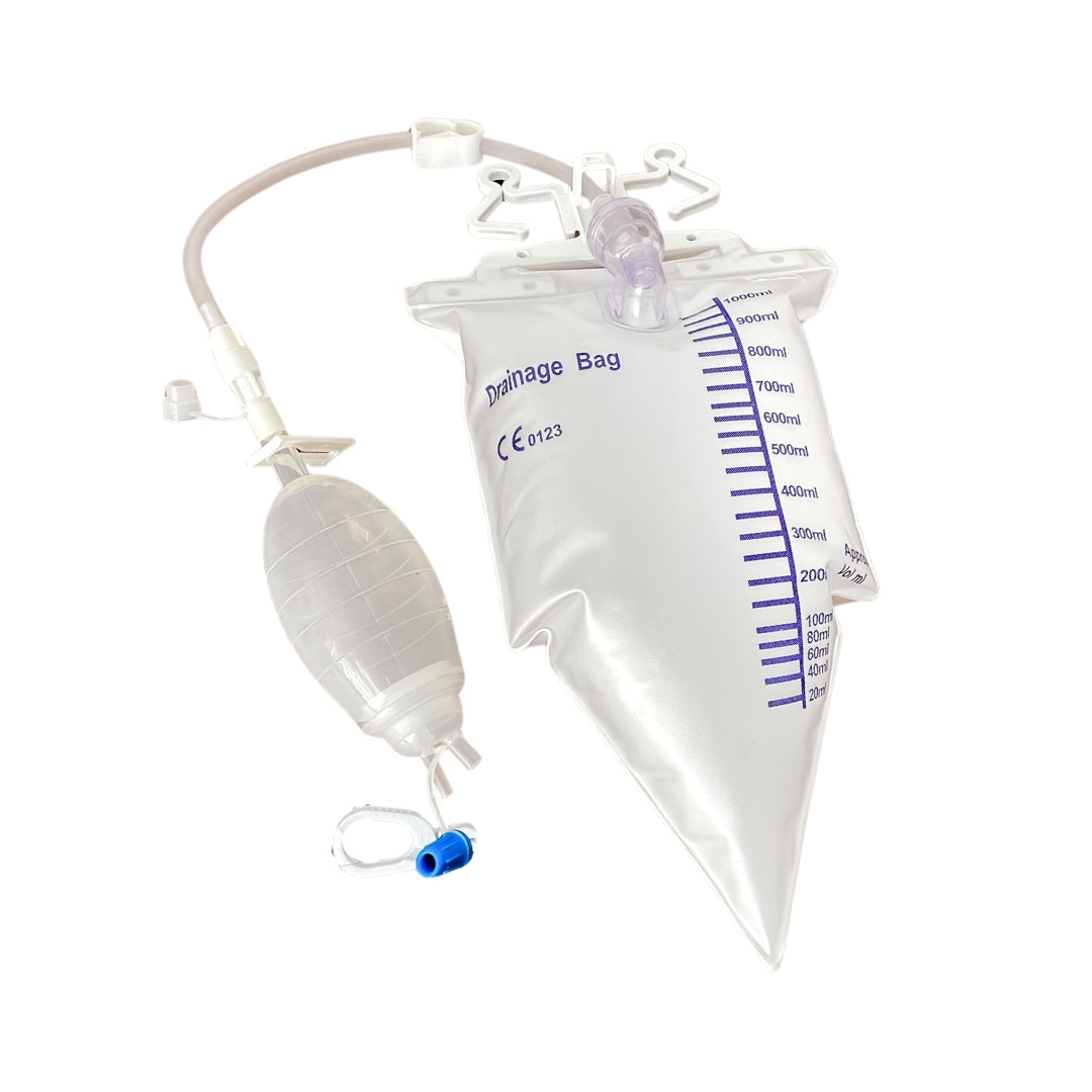 Drenaje Genérico Biovac 10mm +Bolsa 1000ml + Reservorio de 100ML