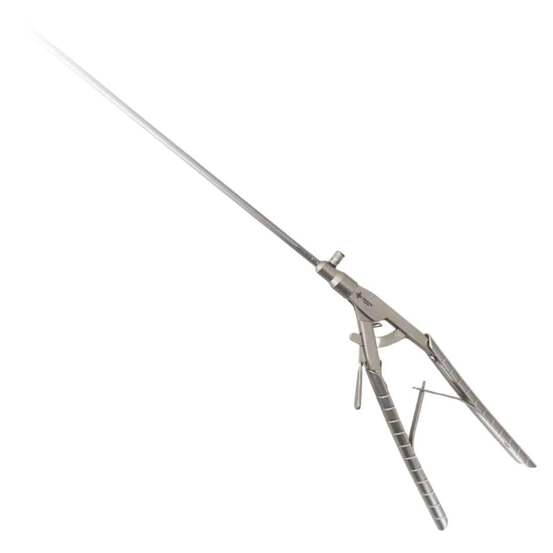 Porta Agujas V, Punta Curva 5x330mm Zerena