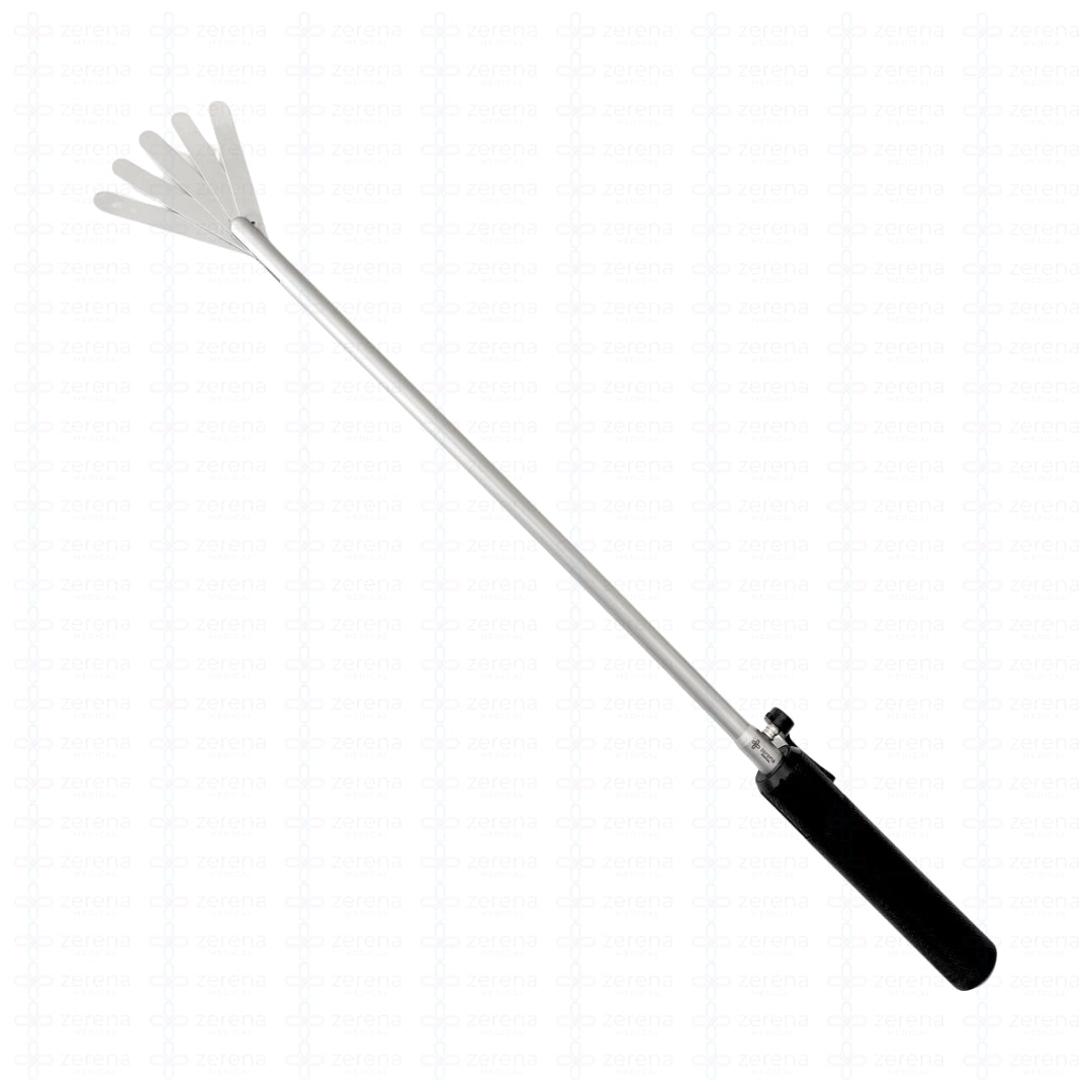 Retractor Hepático de 5 hojas sin maneral - θ10x330mm