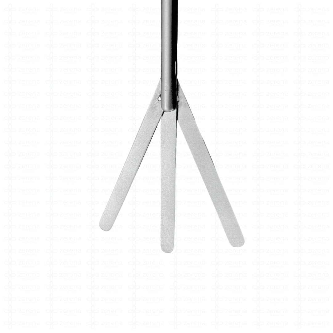 Retractor Hepático de 3 hojas sin maneral - θ5x330mm
