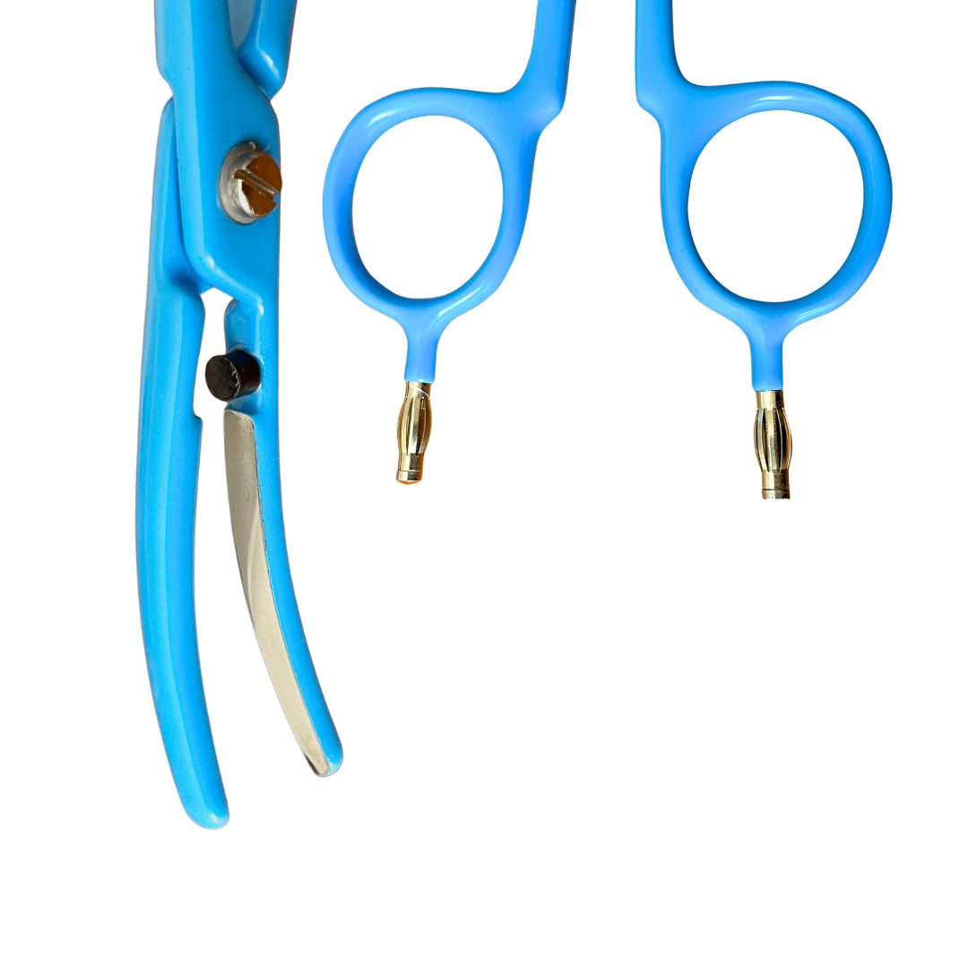 Set de Pinzas Selladoras de Arterias 3 pzas (6.5"+7.5"+8.5"+ cable)